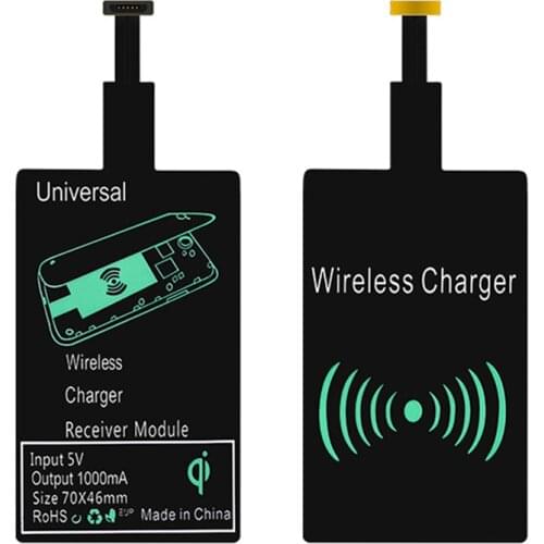 Sindvor QI Wireless Charger Receiver For iPhone X 8 7 6 Plus Universal Wireless Charging Receiver for Micro USB Type-c Phone