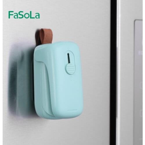 Convenient Magnetic Stick Portable Food Vacuum Sealer Electric Plastic Bag Snacks Sealing Machine Mini Hand Pressing Type Sealer