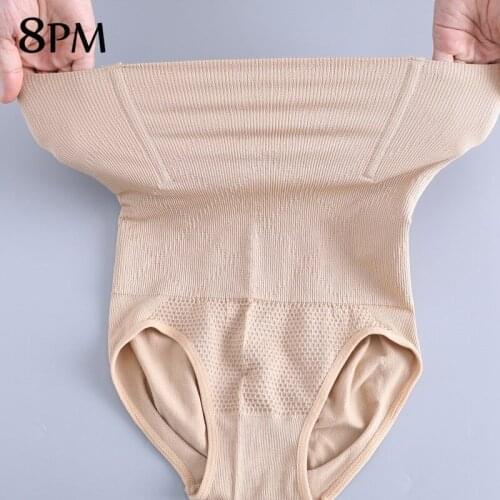 High Waist Seamless Tummy Panties Women Body Shaper Panties Breathable Slimming Tummy Underwear Shapewear ouc1092
