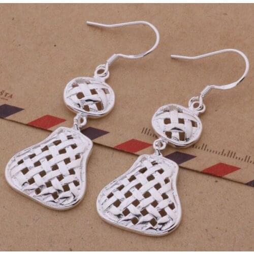 AE203 Lucky Silver Color Earrings For Women Jewelry Women Accessories Vase /anjajeqa Akqajbxa