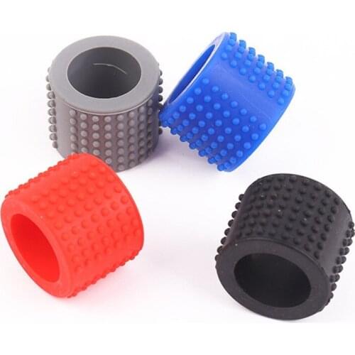 1PCS Skid Resistance Silicone Hand Cover Tattoo Grip Tattoo Pen Grip Cover Black/Red/Blue/Grey Color