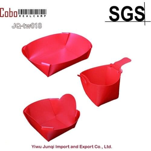 1050ml/650ml/350ml Plastic Collapsible Portable Camping Tableware Kit Folding Plate Bowl Cup Dinner Set Reusable Eco-Friendly