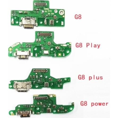 5pcs For Moto G8 Play G8 Plus G8 Power Dock Connector Micro USB Charger Charging Port Flex Cable Microphone Board
