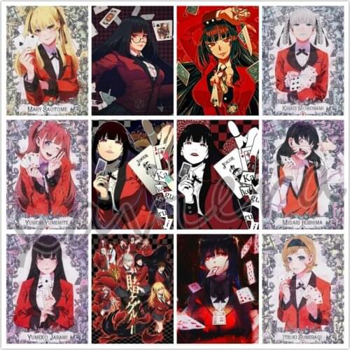 Xaviera Anime Kakegurui Diamond Painting Full Drill Cartoon Girl Portrait Embroidery Picture of Rhinestones Cross Stitch Gift