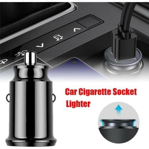 USB Car Charger Quick Charge Dual Port 4.8A 12V 24V Fast Car USB Charger For iPhone Xiaomi Samsung Mobile Phone Fast Charging