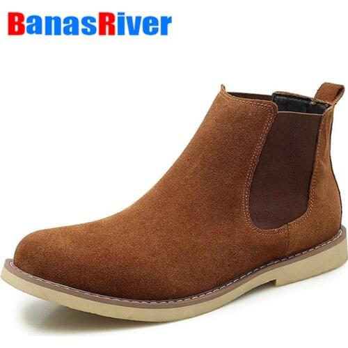 Мужские ботинки челси BanasRiver China At AliExpress
