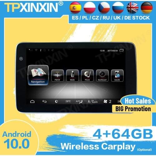 Carplay Car Radio Stereo Bluetooth Screen Android For Benz C GLC V CLS 2014 2015 2016 2017 GPS Player Navigation Audio Head Unit