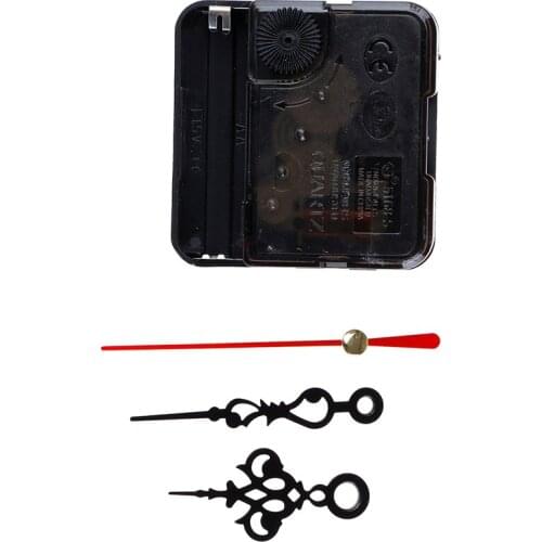 1Set DIY Hanging Quartz Watch Silent Wall Clock Movement Quartz Repair Movement Clock Mechanism Parts With Needles