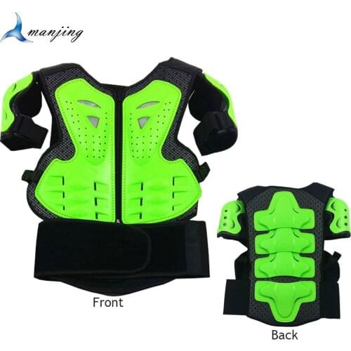 For Height 0.85-1.7M Children Body Armor Kids Motocross DH ATV Dirt Bike Chest Spine Vest Protector Knee Elbow Guard