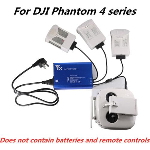 For DJI Phantom4 4Advanced 4Pro V2.0 RTK Drone 4 in 1 Rapid Smart Battery Charger Hub (Charge 3 Batteries & 1 Remote Controller)