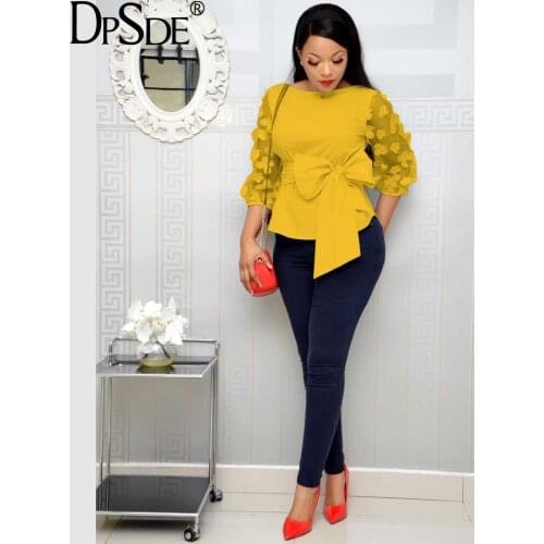 Женские футболки-поло с длинным рукавом DPSDE China At AliExpress