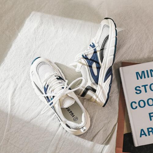 New 2021 ladies sneakers fashion mesh breathable sneakers casual running shoes autumn comfortable old shoes women