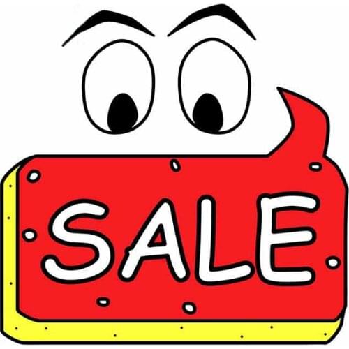 Personality Creative Sale Icon Poster Car Stickers Campervan Decoration Waterproof Vinyl Material Scratch-proof Kk13*13cm