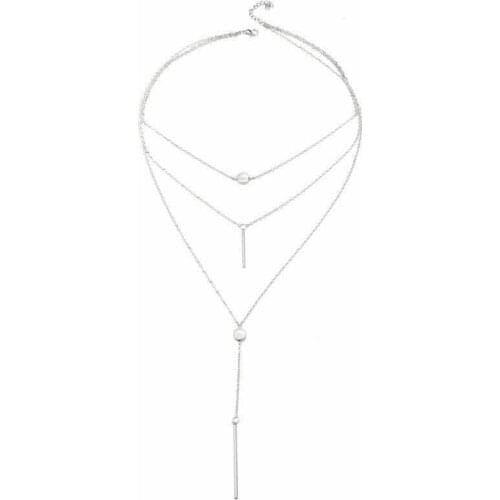 Pendant Beautiful Chain Bib Chunky Fashion Charm Choker Statement Necklace Multi layer Necklace