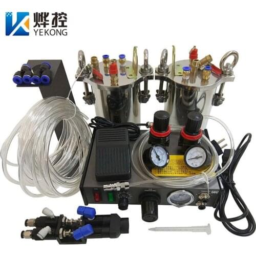 Semi Automatic Liquid Glue Gispenser A B Mixed Epoxy Resin Glue Applicator