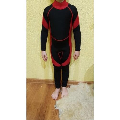 Dropship 2.5MM Neoprene Scuba Dive Wetsuit For Boys Girls Spearfishing Children Wet Suit Surf Diving Equipment Split Suits Socks