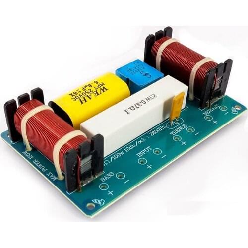 2PCS 120W 3 Way Speaker Frequency Divider Loudspeaker Crossover Filter Circuit for loudspeaker box