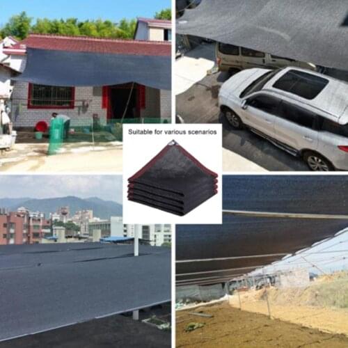Sunshade Net Outdoor Garden Sunscreen Cloth Car Sunblock Shade Cover Plant Greenhouse Cover Ultraviolet-Proof Ventilate Durable