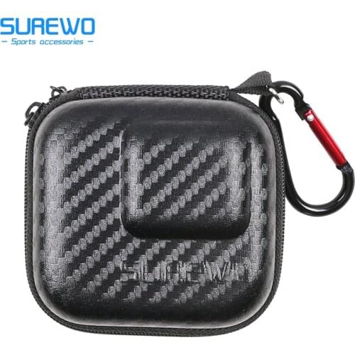 SUREWO Mini Hard Shell Carrying Case Travel Portable Storage Bag for GoPro Hero 9/8/7/6/5/4,DJI Osmo Action,AKASO,Campark More