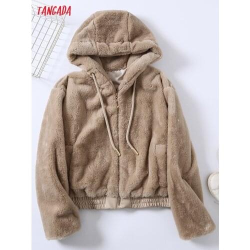 Женские куртки с мехом Tangada China At AliExpress