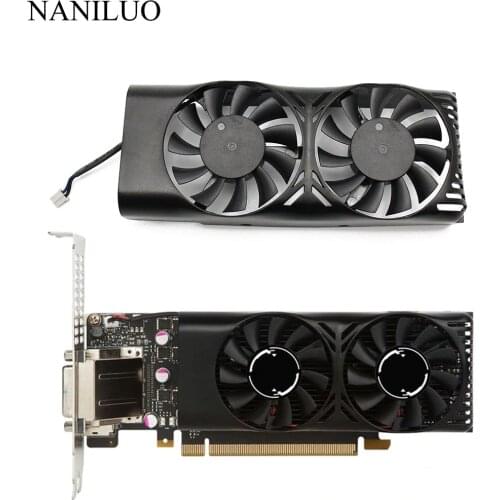 HA5510M12F-Z 0.20A 2Pin GTX1050 Ti GPU Cooler Fan For MSI Geforce GTX 1050 2GT LP GTX 1050Ti 4GT LPV1 Graphic Card Cooling