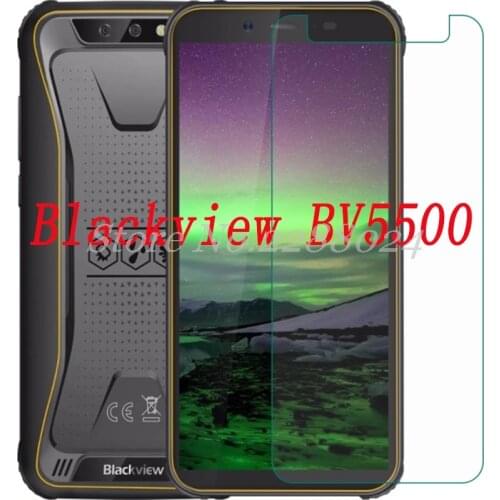 Smartphone 9H Tempered Glass for Blackview BV5500 GLASS Explosion-proof Protective Film Screen Protector cover phone