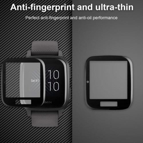 20D Curved Edge Protective Film For Garmin Venu SQ Smart Watch Soft Screen Scratch Protector For Garmin Venu SQ (Not Glass)