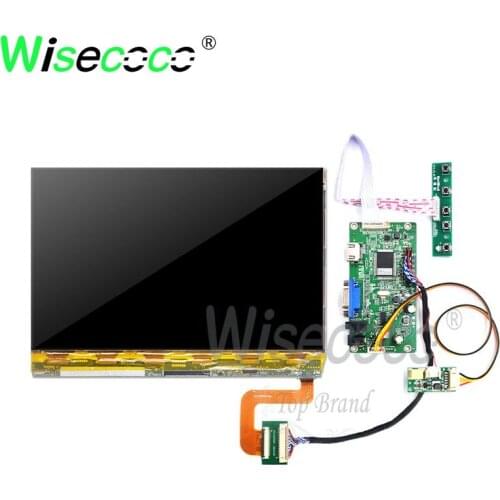 Wisecoco No Backlight 10.1 Inch 2560*1600 IPS LCD Screen with HDMI eDP Driver Board for 3D Printer and DIY Project Projector ect