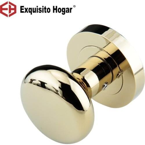 Globular Concealed Knob Invisible Door Hardware Gold Black Dark Side Door Background Pastoral Wooden Door Handle
