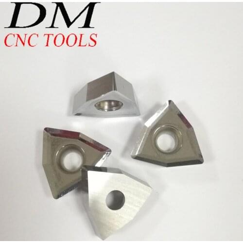 10pcs WCKT030208/WCKT040208/WCKT050308/WCKT06T308/WCKT080408-DA H01 U Drill carbide inserts lathe cutting tools for aluminum