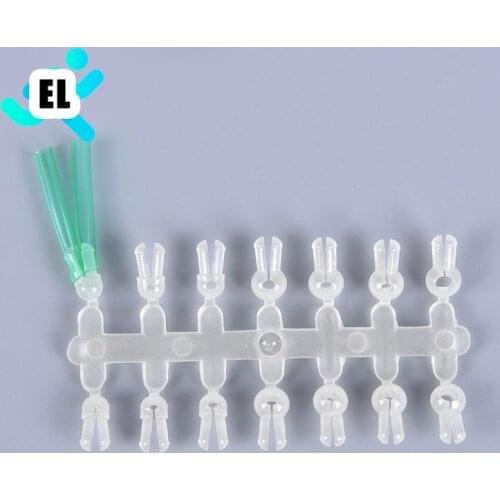 2pcs(card) Fishing Glow Stick Clip Used On Fishing Rod Feeder Clip On The Rod Tip Fluorescent Light Sticks Light Night Float