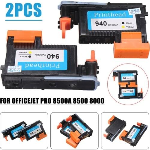 2pcs Newest Printhead for HP 940 Printhead C4900A BY C4901A M/C High Quality Printhead Parts For OfficeJet Pro 8500A 8500 8000