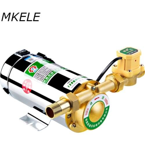 220v Household Automatic Pressure Booster Pump Gas Water Heater Solar Water Pumps Water Boosting Pumps100W Water Pump