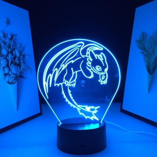 3D Lamp Anime Figure Acrylic Panel Black Base Visual Illusion for Home Decor Couple Children Festival Birthday Gifts Night Light