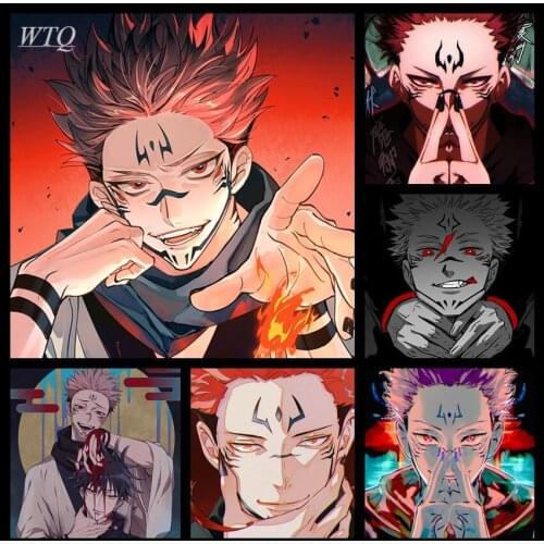 Ryomen Sukuna Anime Posters Jujutsu Kaisen High Quality Canvas Painting Wall Decor Posters Wall Art Picture Room Decor Home Deco
