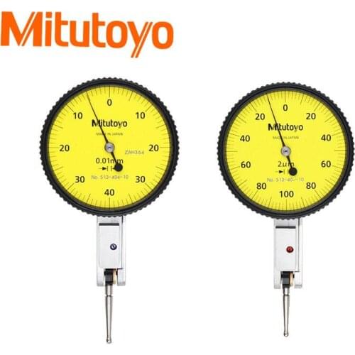 Mitutoyo Dial Indicator 513-404 Analog Lever Dial Gauge Accuracy 0.01 Range 0-0.8mm Diameter 40mm 32mm Measuring Tool