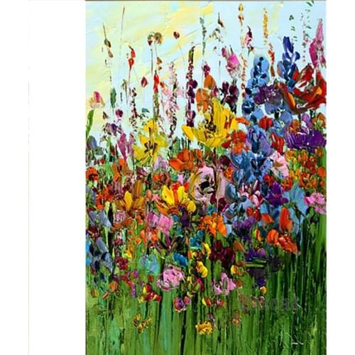 DIY Diamond Painting Landscape Flowers Kit Full Drill Embroidery Scenery Mosaic Art Picture of Rhinestones Home Decor Gift