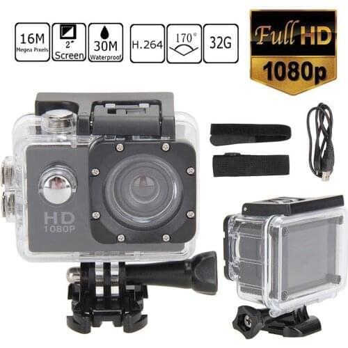 Inch Full HD 1080P Waterproof Camera Camcorder Car Motorcyce Sports DV Go Car Cam Pro Camcorder With Cam Accessories durable