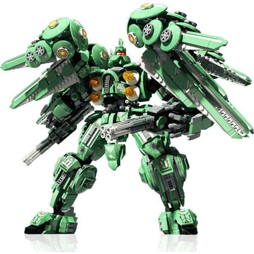 2091Pcs Robot Technology Series Kshatriya Mecha Warrior Modle Iron Man Building Blocks Educational Toy Kids Child FriendGift MOC