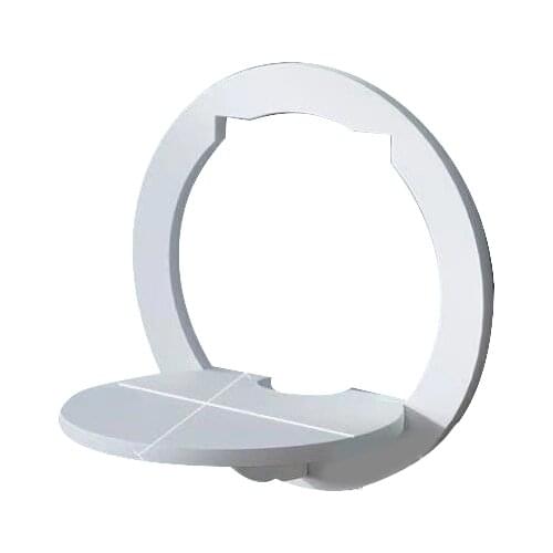 Round/lace Shape Wall Shelf Perforation-free Decorative Wall Hanging Flower Stand Mobile Phone Charging Stand