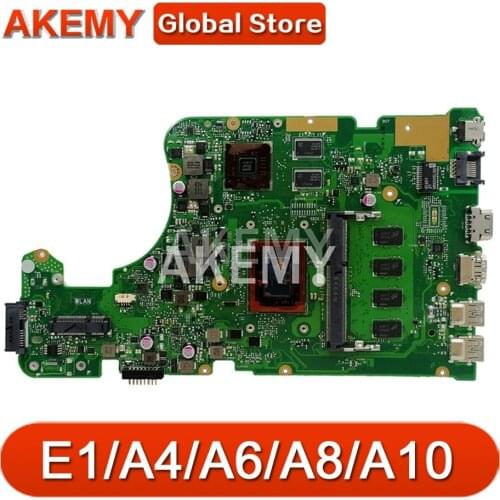 X555DG rev2.0 laptop Motherboard for ASUS X555Y X555YI X555D K555D A555D Mainboard 100% tested 4GB RAM E1/A4/A6/A8/A10/FX-8800P