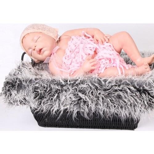 Fashion Newborn Baby Blanket New Cute Kinderen Baby Photography Props Accessories Peuter Pasgeboren Harige Blanket