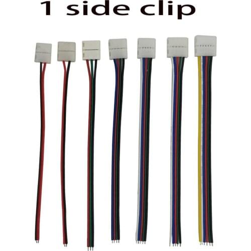 New 2pin 3pin 4pin 5pin 6pin LED Connector Solderless Adapter For 3528 5050 RGB RGBW RGBCCT LED Strip