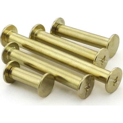 Plating Mother Rivet Screw Books Butt Coppers M5*50
