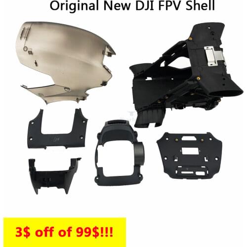 Original New DJI FPV Part- Upper Middle Bottom Shell Protective Cover For FPV Drone Body shell Replacement Repair Parts In Stock