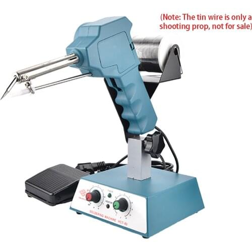 Semi-automatic Soldering Machine Wire Welding Repairing Tool Kit External Heating Pedal Solder 80W/120W Suit For 0.6-1mm