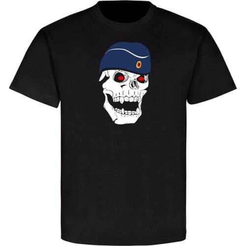 German Sailor Navy Cap Skull Men T Shirt SHORT Casual COTTON O-Neck harajuku men t shirts