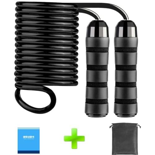 Professionally Heavy Weight Rope Skipping Thickened Adjustable 8mm Thick Rope Skipping Racing Speed Fast Rope Skipping