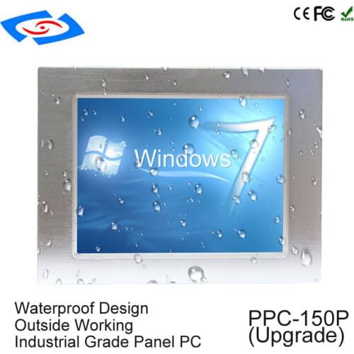 Factory Store Reasonable Price 15" Industrial Rugged Panel PC With Intel Celeron J1900 Quad Core CPU For Automation & Kiosk