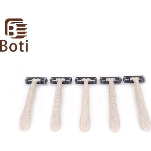 Boti Brush-Safety Razor Mens Beard Razor Black Spots Shaver MenS Shaving Supplies Essential Supplies For Daily Shaving